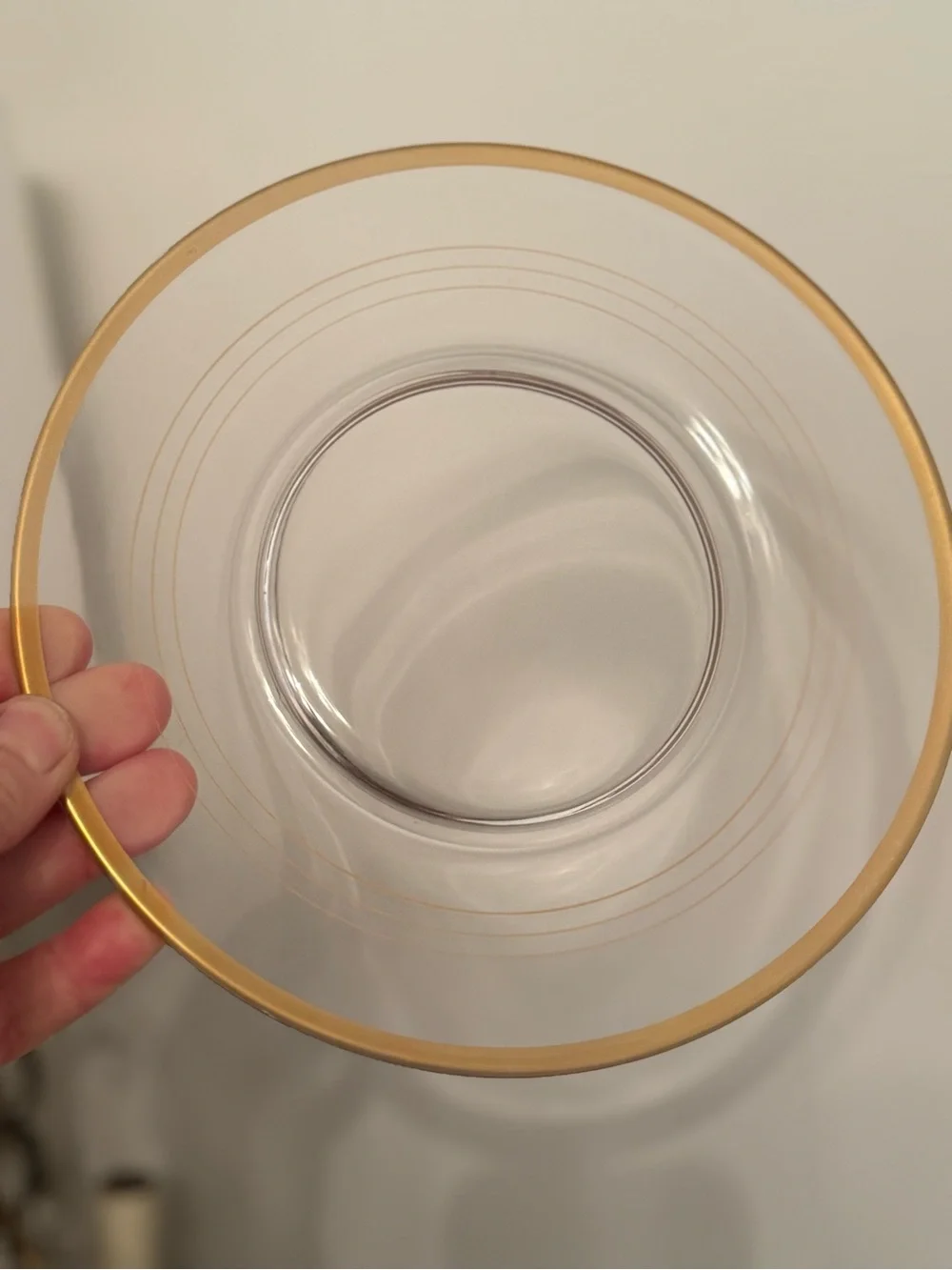GLASTONBURY - LOTUS luncheon plate